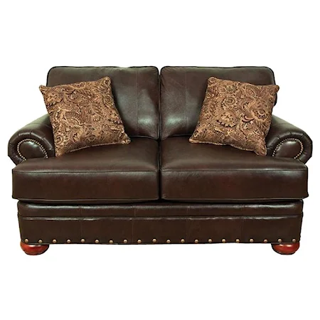 Traditional Loveseat in Timeless Furniture Style